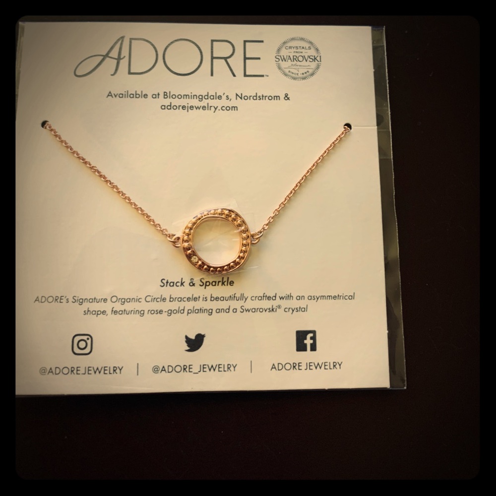 Swarovski Crystal Adore Rose Gold Bracelet